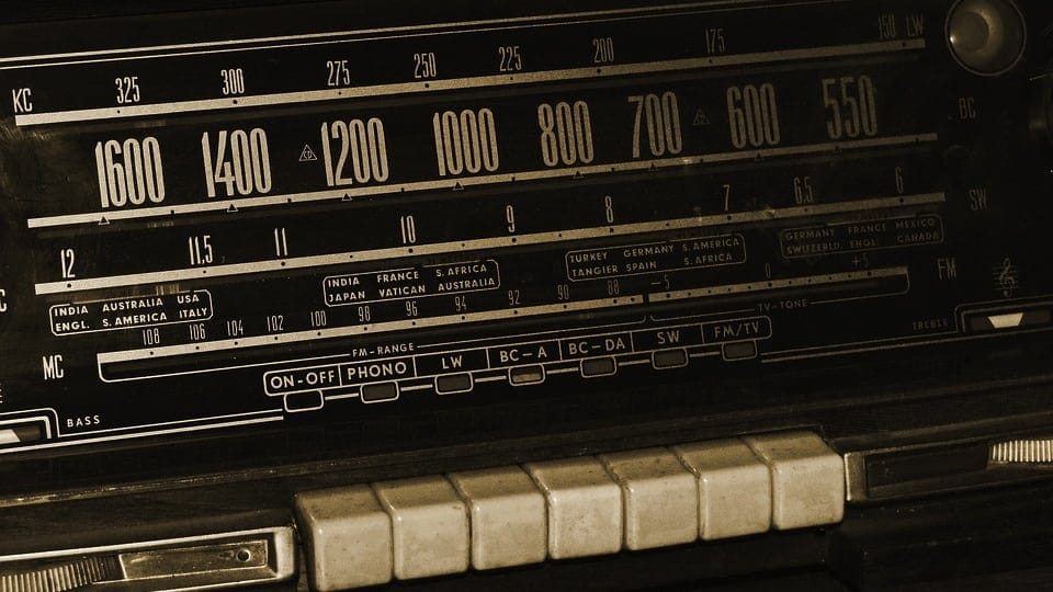 Car Radio with Buttons